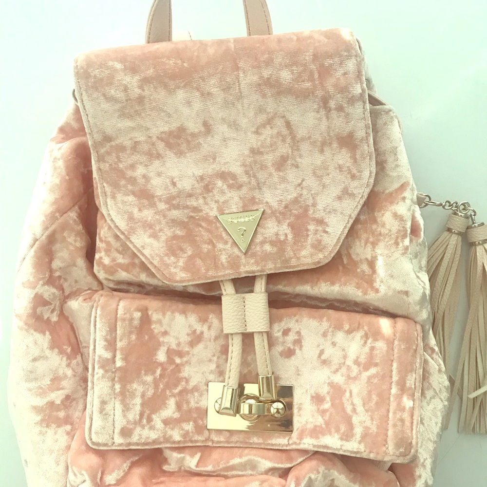 Baby Pink believer GUESS backpack